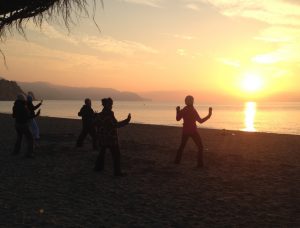 Nerja Beach Tai Chi Golden Sun - Compessed2